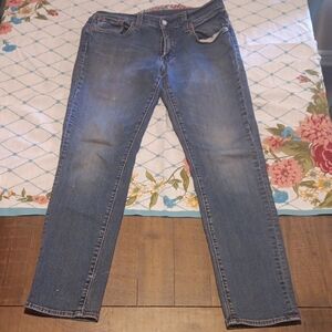 Levi's Blue Slim Straight Jeans Timeless Fit